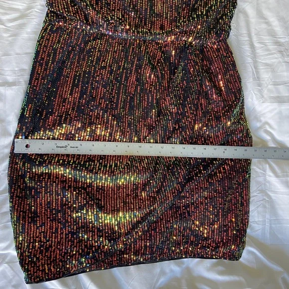 GRACE KARIN Women's Sparkly Cocktail Holiday Cap Sleeve Evening Shift Dress SZ L - Picture 15 of 17